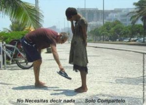 regalando los  Zapatos