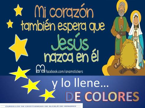 Mi corazón espera que Jesús nazca en él