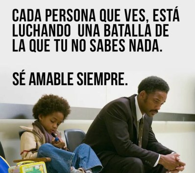 cada persona tiene batallas